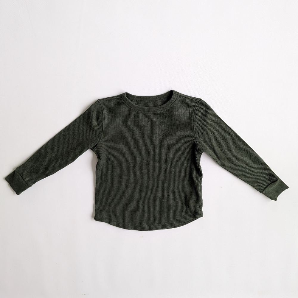 Old Navy Kids Forest Green Long Sleeve Tee XS